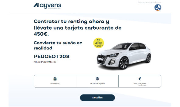 Dos marcas líderes como AUGC y AYVENS se unen para ofrecerte las mejores condiciones en RENTING .