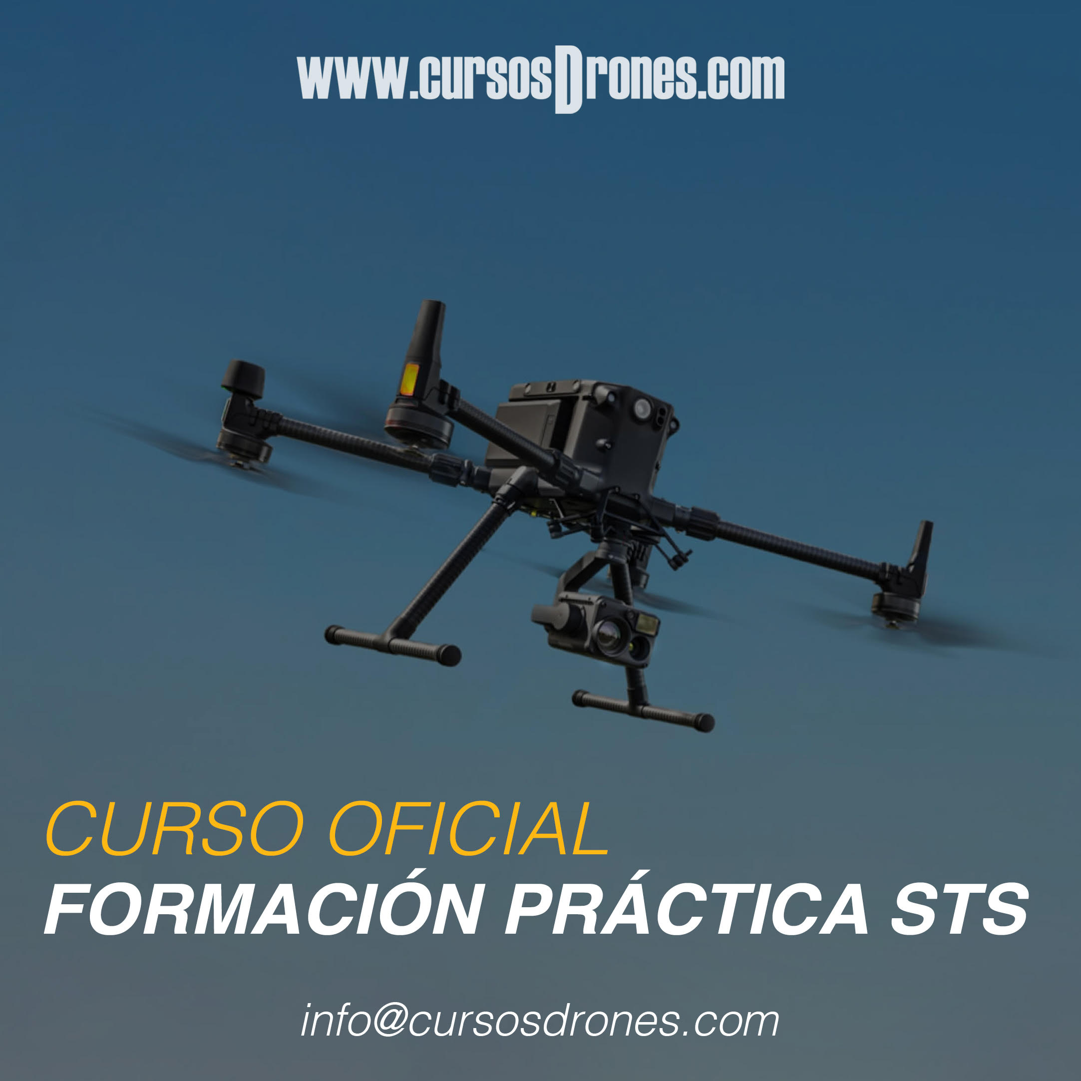 Especialistas en cursos de drones para miembros de Fuerzas y Cuerpos de Seguridad.